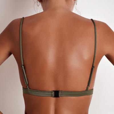 Women's Solid Color Bikini Swimwear Top