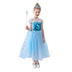 Frozen Princess Dress for Kids - Christmas Performance Outfit