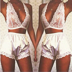 Lingerie Set with Sexy Lace Sleepwear