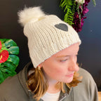 True To Your Heart Cozy Knit Beanie | Embroidered Cap