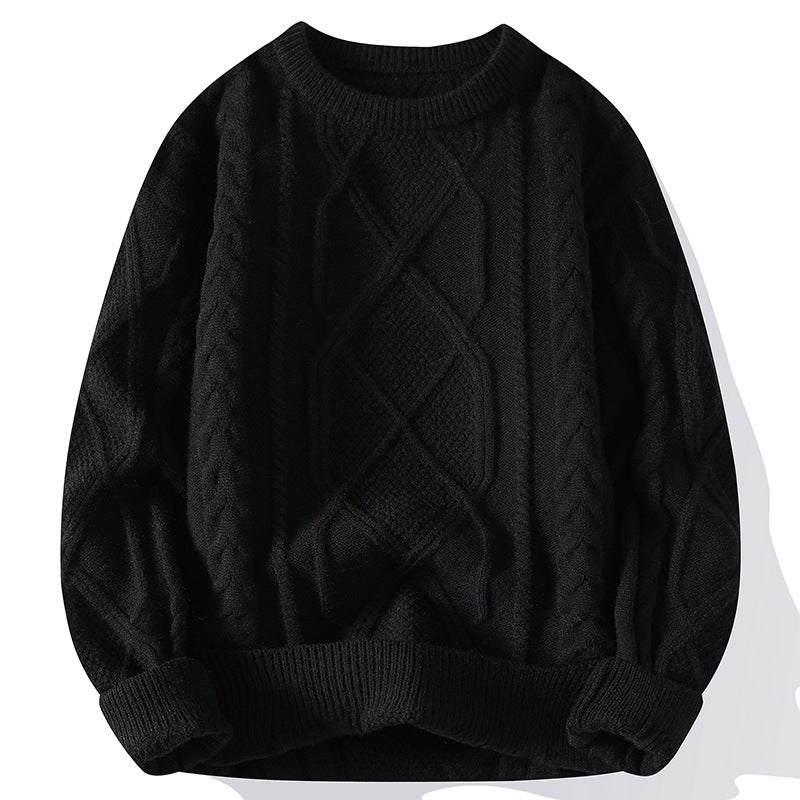 Men's Knit Pullover Sweater for Autumn and Winter | Streetwear