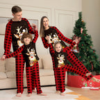 Cartoon Deer Christmas Family Pajama Set (New Style)
