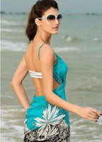 Ice Silk Strap Beach Dress