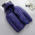 Men's Lightweight Cotton-Padded Jacket with Hood