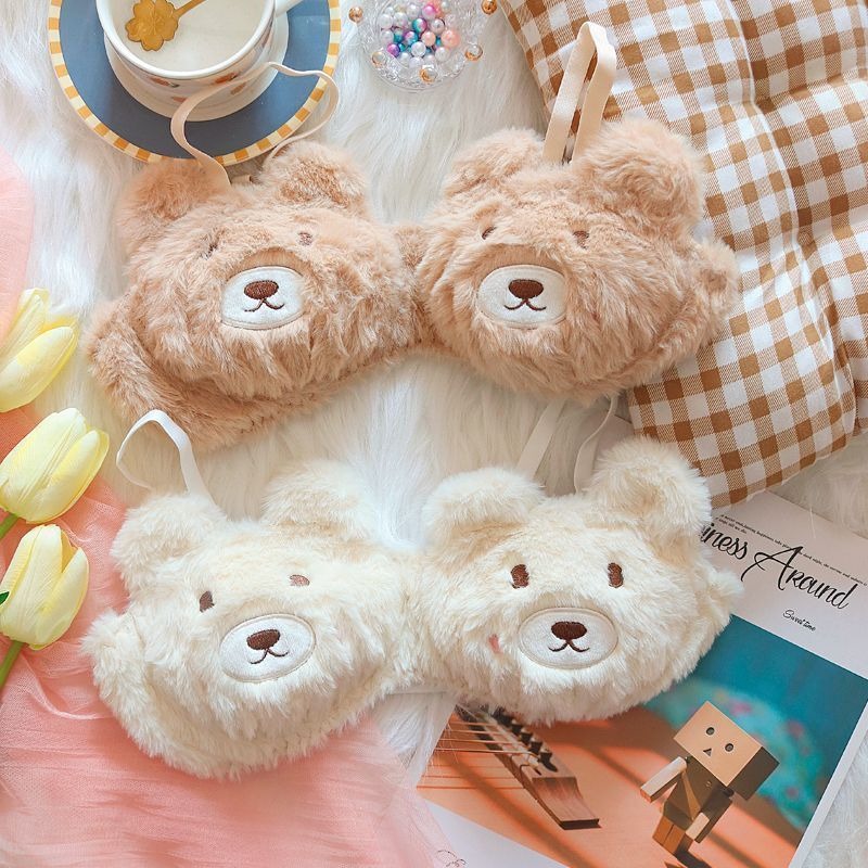 Cute Bear Japanese Bra Set