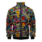 Casual Zip Up Jacket and Long Sleeve Tops for Men/Women