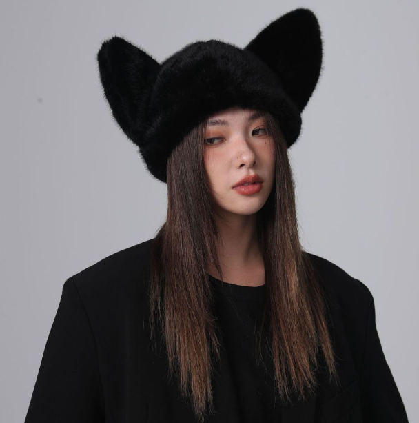 Plush Velvet Padded Knitted Wool Hat for All Styles | Embroidered Cap