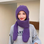 Warm Wool Hat for Women's Fashion Cycling | Embroidered Cap