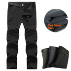 Men's Plus Size Fleece-lined Tactical Climbing Pants