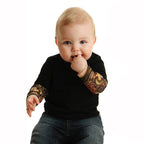 Tattoo Fake Two-Piece Bodysuit Outfit