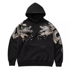 Men's Hoodie with Chinese Phoenix Embroidery Design | Streetwear