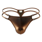 Low Waist Ice Silk Thong Panties for Men