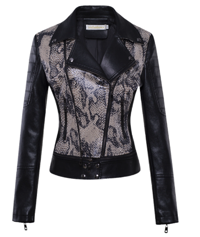 Leather Women's Jacket - Short Blazer Style