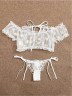 New European and American Lace Lingerie Set (2 Pieces)