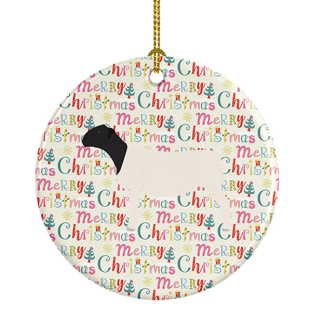 Dorper Sheep Christmas Ceramic Ornament