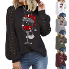 Floral Print Long Sleeve Pullover for Women | Streetwear