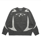 Women's Loose Crewneck Sweater Outside Wear