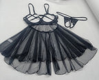 Lingerie Nightdress with Adjustable Straps and Temptation