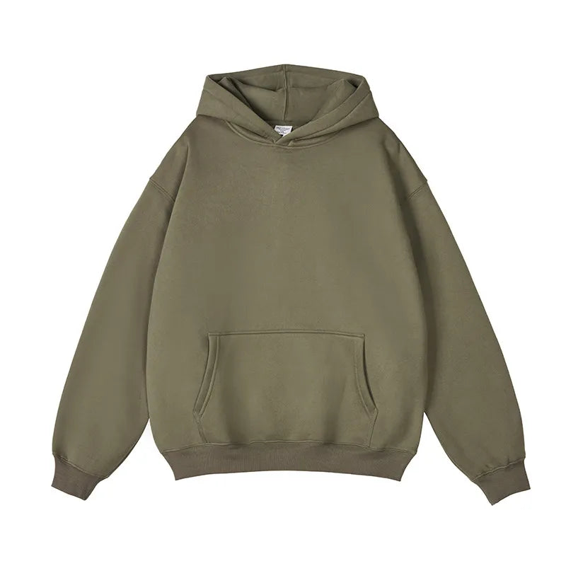 Hooded Plain Sweater