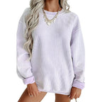 Women's Knitted Loose Sweatshirt | Streetwear