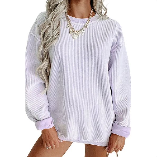 Women's Knitted Loose Sweatshirt | Streetwear