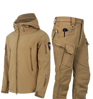 Hardshell Suit Jacket and Pants Set (One Set)
