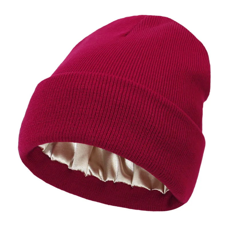 Fashionable Warm Knitted Wool Hat | Embroidered Cap