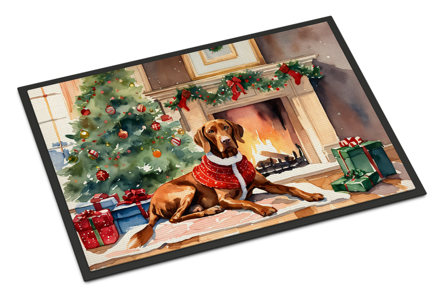 Vizsla Cozy Christmas Doormat
