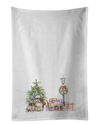 French Bulldog Duo with Christmas Wonderland Kitchen Towel Set of 2