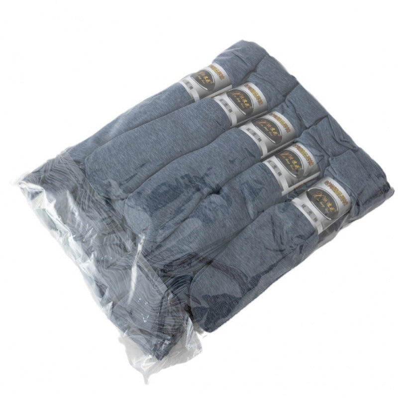 Men's Breathable Cotton Dress Socks - Thin & Simple