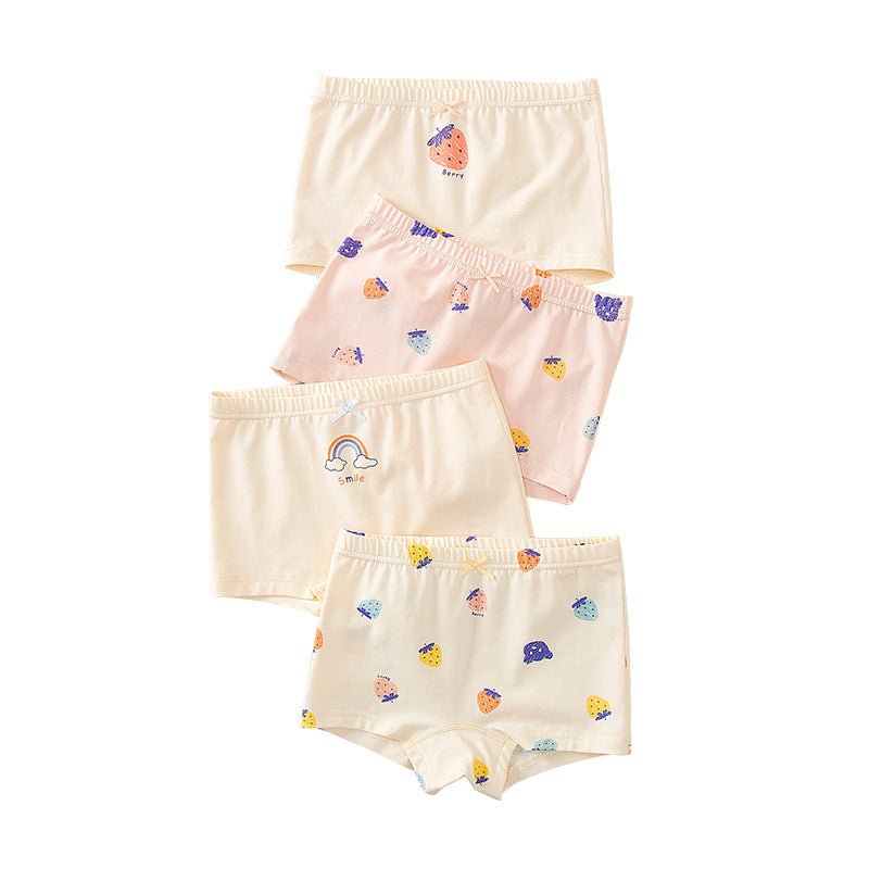 Cotton Cartoon Shorts for Kids - Summer Girls' Underwear