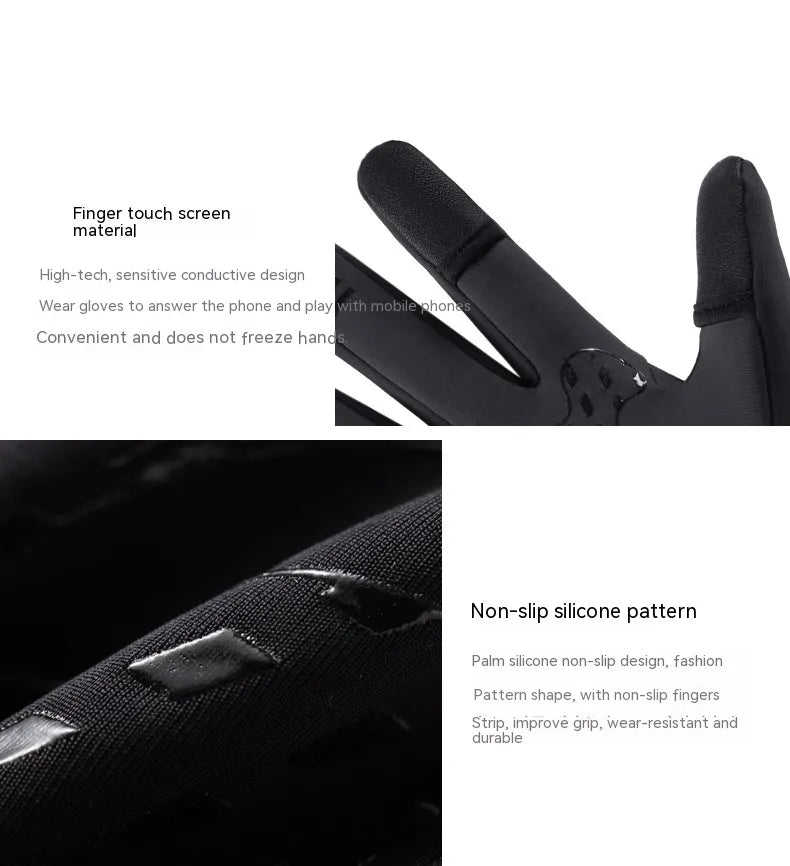 Outdoor Touchscreen Anti-Slip Cycling & Fishing Gloves