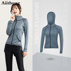 Women's Active Yoga Running Fitness Compression Jacket