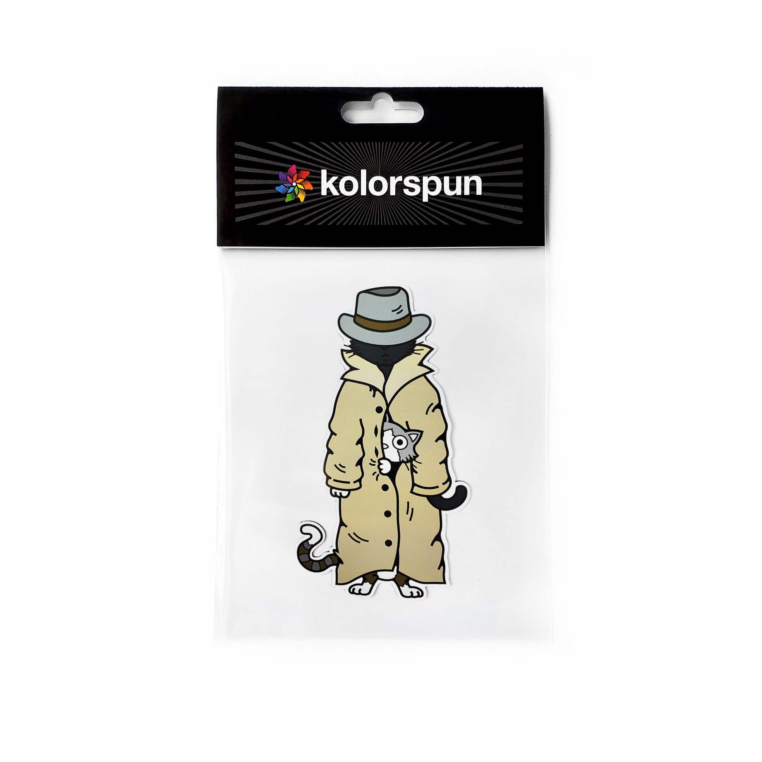 Trench Coat Cats Magnet