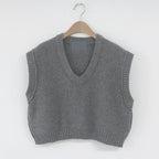 Artistic Mohair Pullover Knit Vest