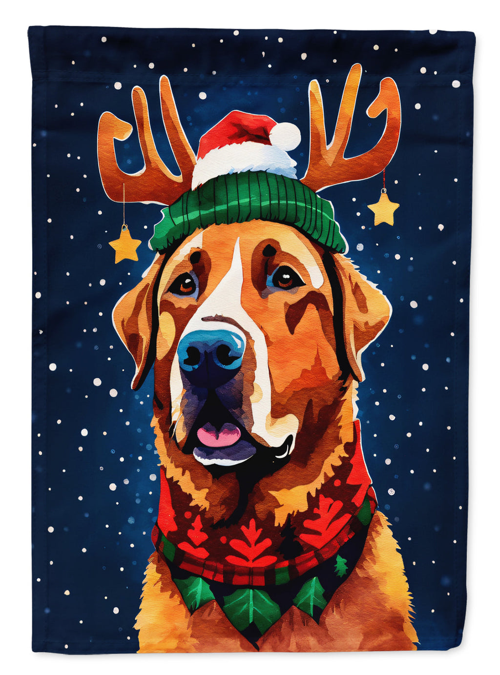 Chesapeake Bay Retriever Christmas Garden Flag