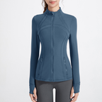 Women’s Stand Collar Zip-Up Sports Jacket