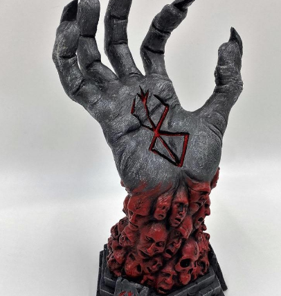 Berserk Hand of God Resin Figurine for Halloween Decor