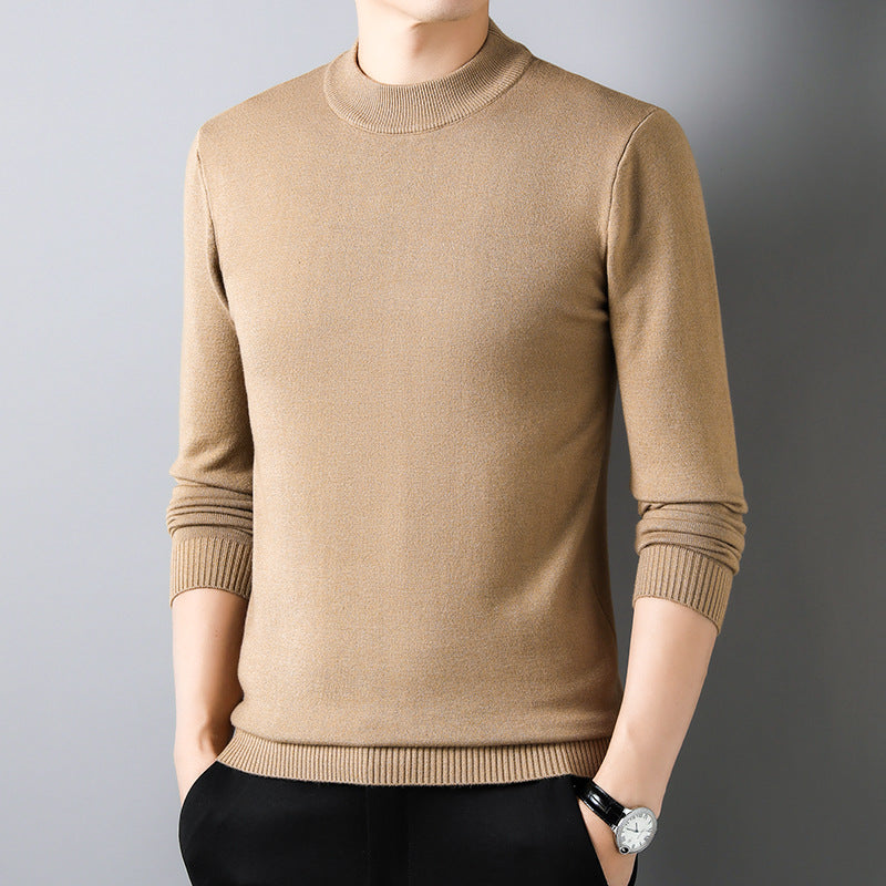 Casual Long Sleeve Round Neck Stretch Sweater Top