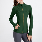 Women’s Stand Collar Zip-Up Sports Jacket
