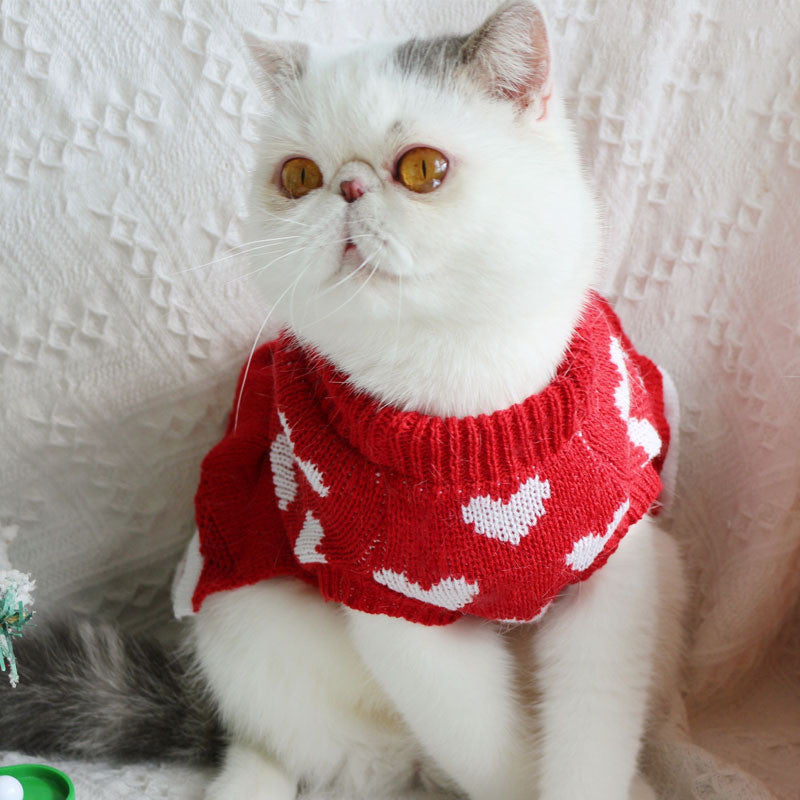 Festive Princess Dress Sweater for Dogs at Christmas