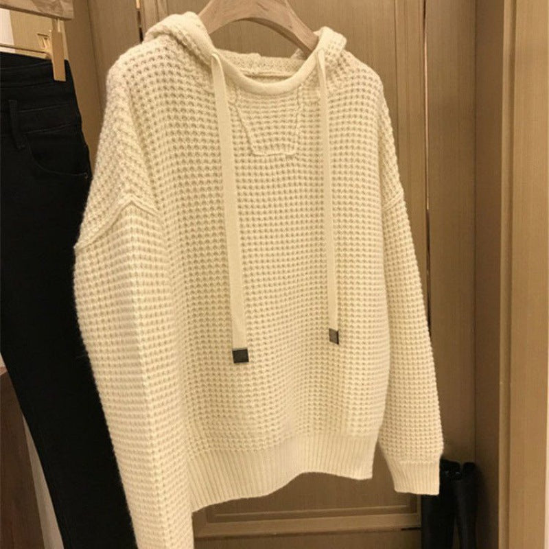 Men's Versatile Hooded Long Sleeve Sweater