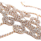 Women's Rhinestone Body Chain Bra Harness