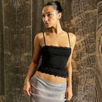 Women's Lace Cropped Camisole Top