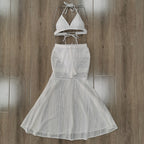 Solid Color Lace Bikini Set for Women - 2024 New Style