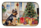 Brussels Griffon Cozy Christmas Dish Drying Mat