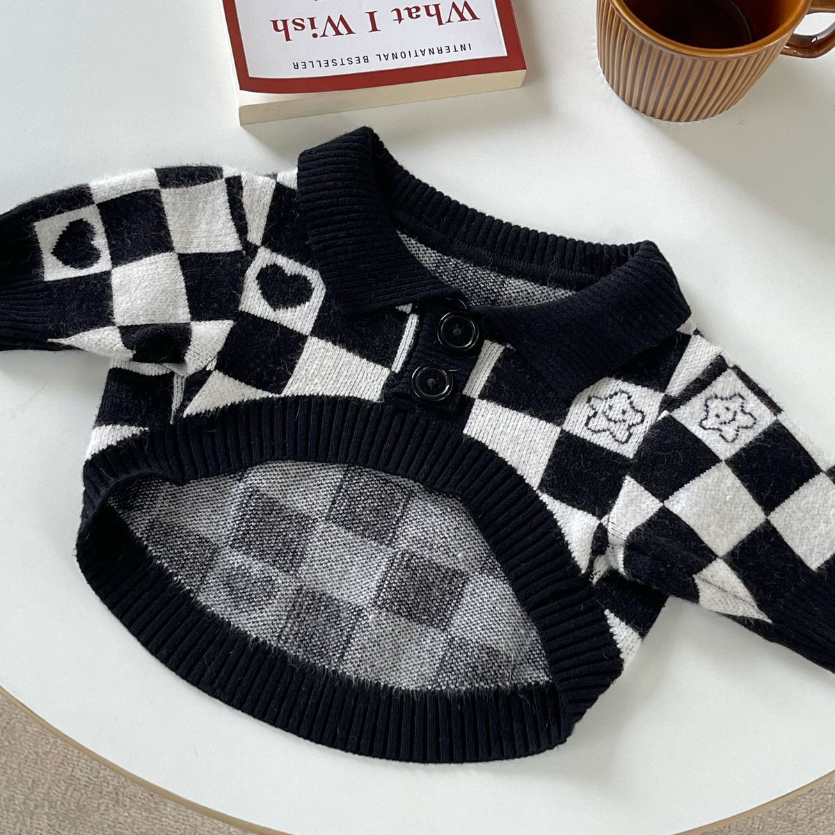 Schnauzer and Kitten Winter Sweater for Pets