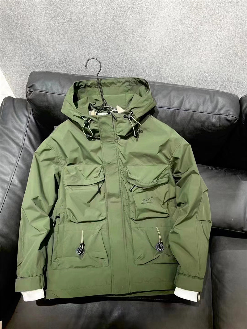 Men's Tactical Waterproof Windbreaker Field Jacket