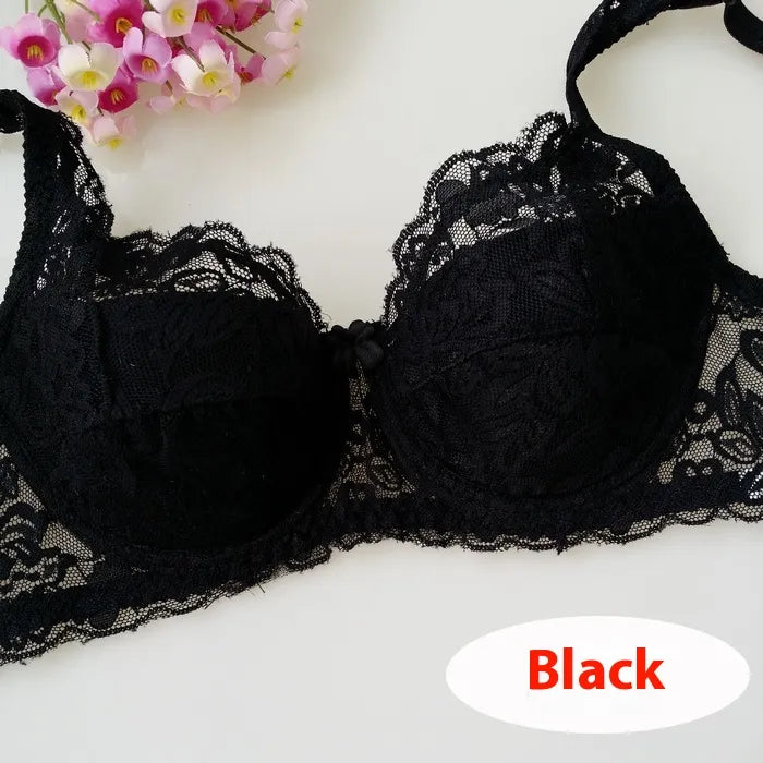 Breathable Lace Push Up Bra Set