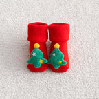 Christmas Non-slip Dotted Rubber Floor Socks